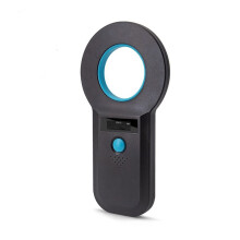Halo Microchip Scanner with 128 Data Storage for Pets/Dogs/Cats  Black