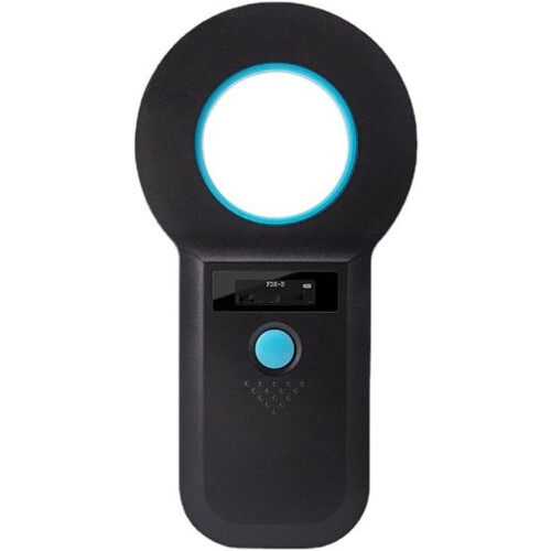 Halo Microchip Scanner with 128 Data Storage for Pets/Dogs/Cats  Black 2