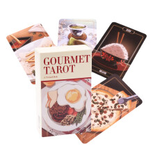 Gourmet Tarot Deck, Food Divination Cards, Coated Paper, 4 x 2.3 Inch