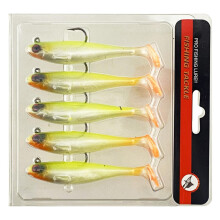 Sinking Baits For Trout PreRigged Soft Lure Paddle Tail Swimbait Artificial Fishing Lure Tackle
