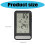 Small Digital Hygrometer Thermometers With Backlit Display Max Min Temperature Records Wall Mountable Display White 3