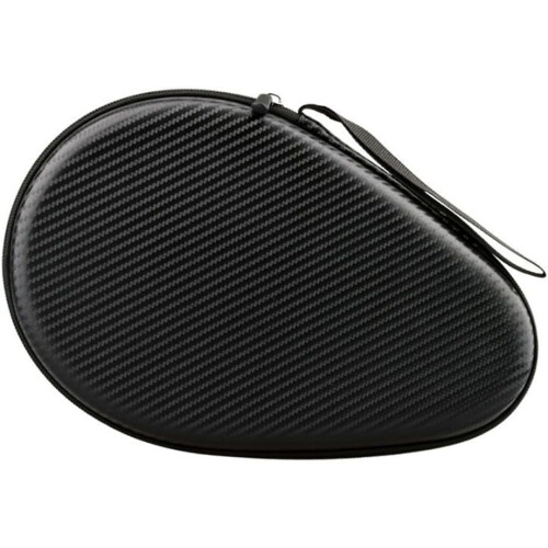 Table Tennis Racket Case, Compact Design, Waterproof EVA Construction, Easy Carrying, Black 2
