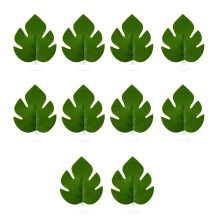 10Pcs Artificial Leaves Decorative Plant Colorful-Style 8