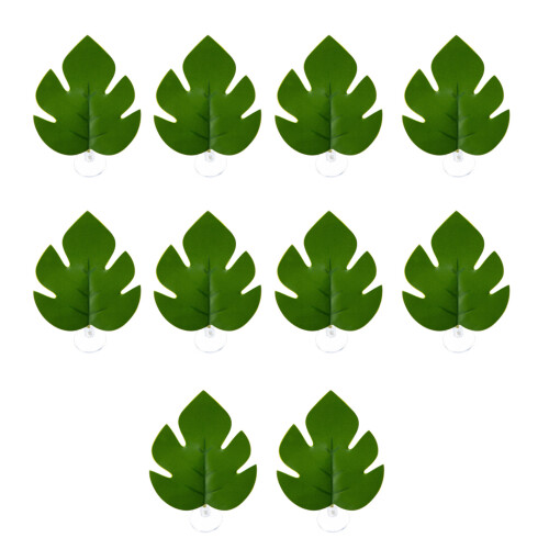 10Pcs Artificial Leaves Decorative Plant Colorful-Style 8