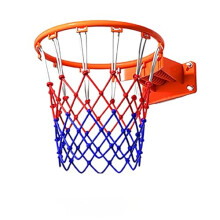 Wall Mounted Basketball Hoop With Double Spring Shock Absorber, IndoorOutdoor Use, 13.8Inch Backboard, Easy Installation