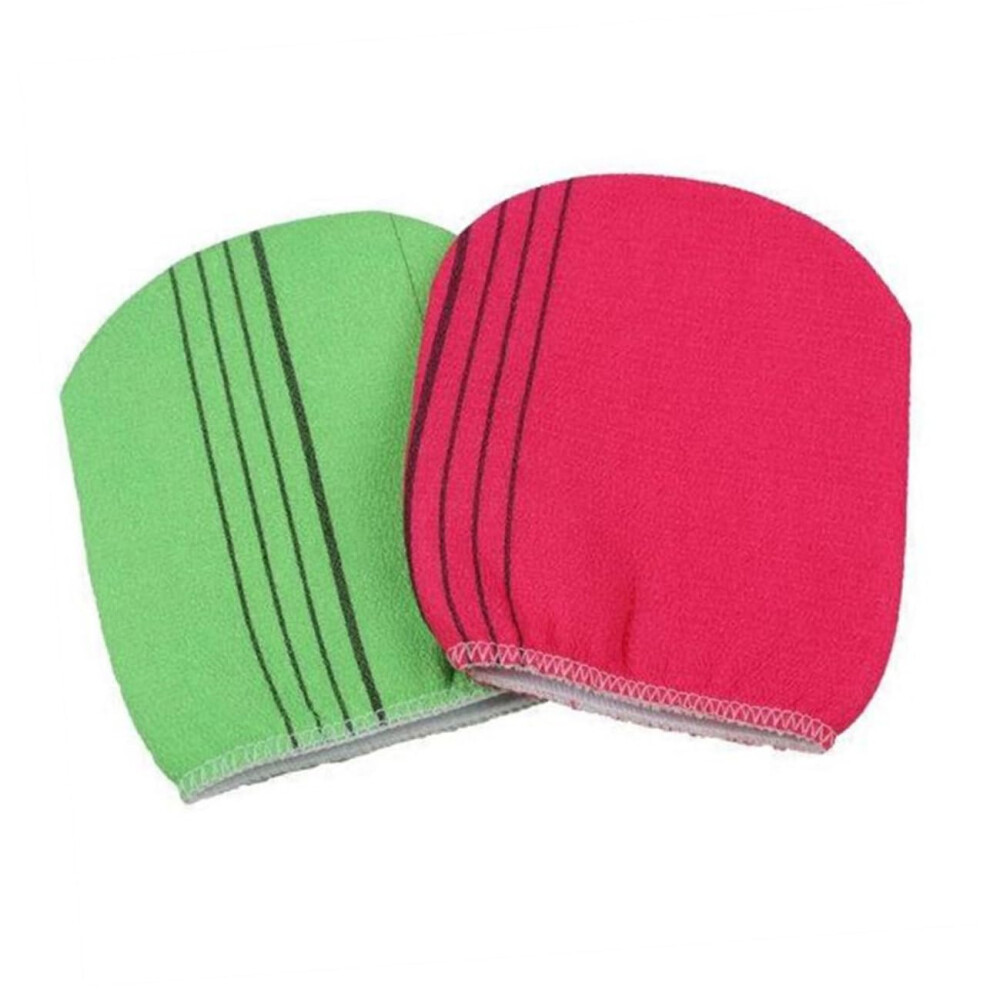 Body Exfoliator Gloves 3Piece Set DoubleSided Shower Bath Mitts For Adults Boys And Girls