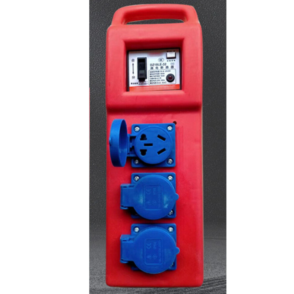 Industrial Movable Socket Box With 3 Outlets And Safety Protection 9361368869748