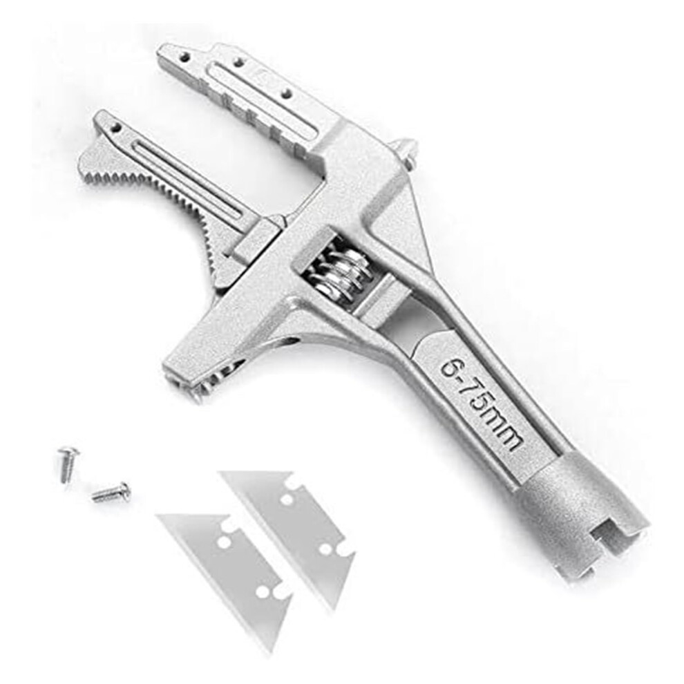 Adjustable Wrench Â Movable Short Handle, Large Opening, Multifunctional, Universal Wrench 9412369329592