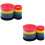 12 Rolls Fastening Cable Tie Reusable Hook And Loop Cable Strap 6
