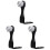 3 Pieces Tripod Connector Plate Binocular Adapter Telescope Bracket 2