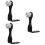 3 Pieces Tripod Connector Plate Binocular Adapter Telescope Bracket 7