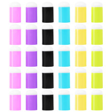 Worgeous 30 Pcs Make Doodle Finger Sponge Dyeing Tools Child 3x1.7cm