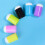Worgeous 30 Pcs Make Doodle Finger Sponge Dyeing Tools Child 3x1.7cm 11