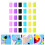 Worgeous 30 Pcs Make Doodle Finger Sponge Dyeing Tools Child 3x1.7cm 3