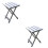 2pcs Aluminum Alloy Step Stool Child 6