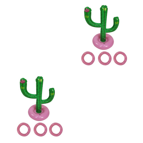 2Ensembles Jeu D'extérieur Cactus Gonflable Pour Enfants 2