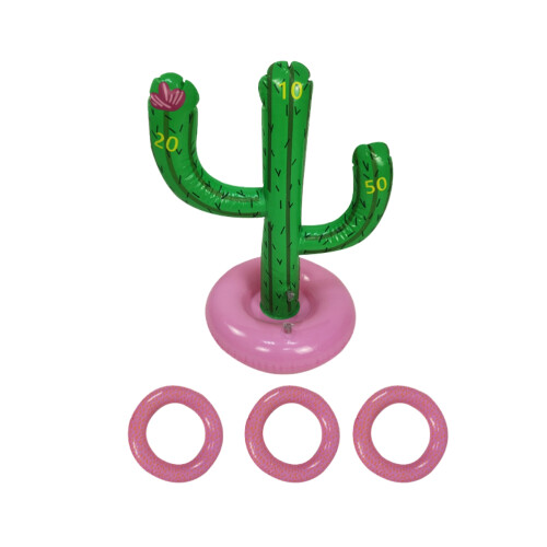 2Ensembles Jeu D'extérieur Cactus Gonflable Pour Enfants