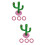 2Ensembles Jeu D'extérieur Cactus Gonflable Pour Enfants 7