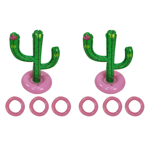 2Ensembles Jeu D'extérieur Cactus Gonflable Pour Enfants 1