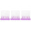 120Pièces Tampons Doigts Éponge PVC Violet Pour 6