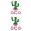 2Ensembles Jeu D'extérieur Cactus Gonflable Pour Enfants 5