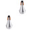2pcs Trumpet Silencer Straight Mute Bamboo 3