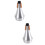 2pcs Trumpet Silencer Straight Mute Bamboo 7