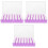 120Pièces Tampons Doigts Éponge PVC Violet Pour 5
