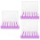 120Pièces Tampons Doigts Éponge PVC Violet Pour 8