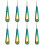 8 Pcs Threading Tool Badminton Racket Accessories Stringing Tools 2