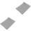 2pcs Speaker Grille Acoustic Cloth Net Speakers 4