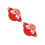 2 Pack Valve Lock Tank Latch Kit Locked Red 5