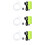 3pcs Oxygen Pump Abs Small Fish Air Pump 8