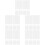 5sets Cuttable Grid Pieces Cross Stitch Plastic 6pcs*5 6