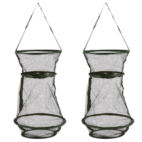 2pcs Fish Cage Fishing Net Nylon External 1