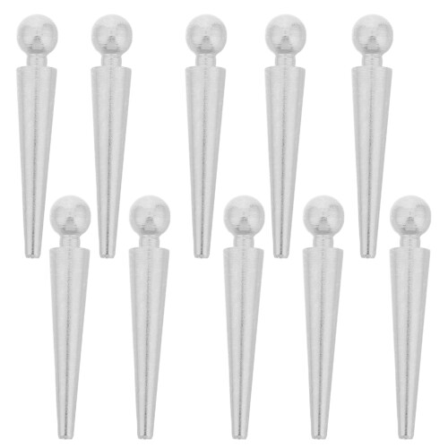 10pcs Cribbage Board Pins Silver Iron Cribbage Accessories