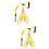 2Ensembles Kit Vest Avec Laisse Pour Promenade 7