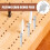 10pcs Cribbage Board Pins Silver Iron Cribbage Accessories 8