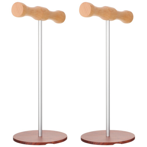 2 Pcs Headphone Stand Headset Metal Display Stand 1