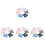 24 Pcs Dust Plug Charging Port Metal Plugs 2