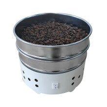 600G Home Coffee Bean Cooler 304 Stainless Steel Cooling Plate Electric Roasting Radiator For Homecafe White DoubleLayer