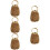 5pcs Woven Bag Rattan Mesh Bag Cotton Thread 11
