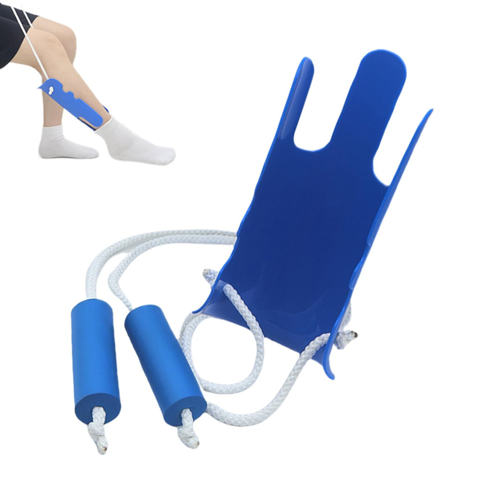 Sock Aid for Elderly and Disabled with NoBend Sock Wearing, Adjustable Rope and NonSlip Grip