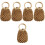 5pcs Woven Bag Rattan Mesh Bag Cotton Thread 4