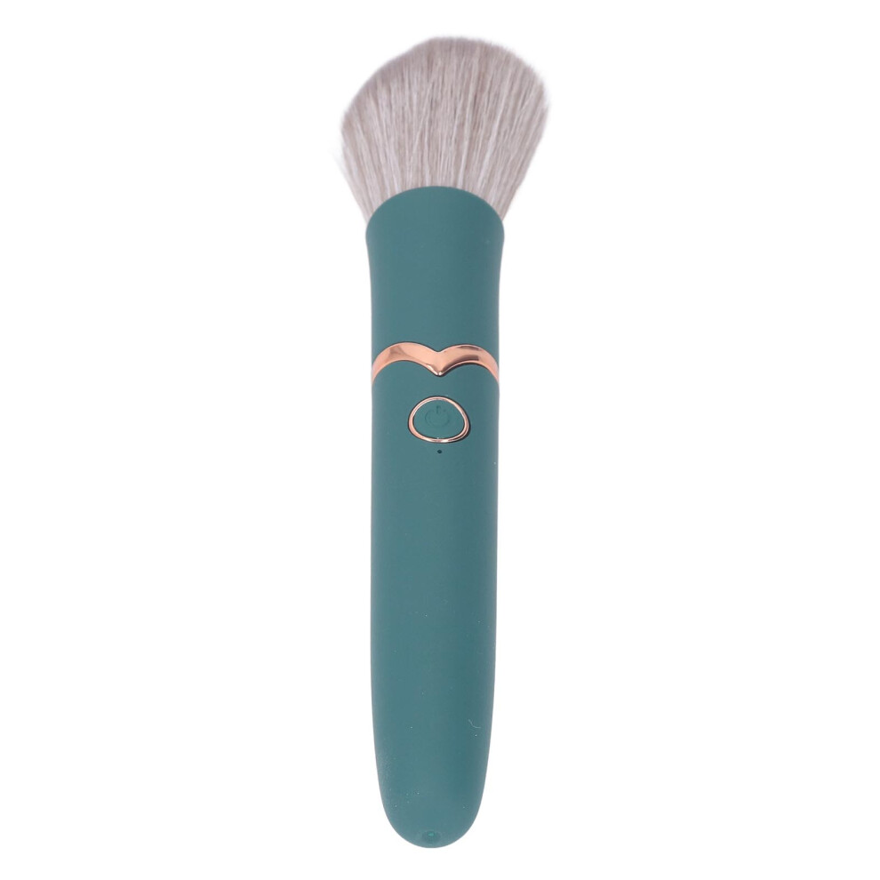 Green Electric Makeup Brush 10 Levels Vibrating Blush Contour Highlight