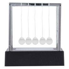 Bolas cinéticas de física, brinquedo resistente em plástico ABS com esferas de metal para decoração de mesa de escritório, demonstra a