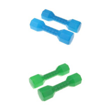 Bright Colorful Design For Kids Fitness Participation, Dumbbell Mini Ergonomic Handle Portable Creative Shape, Safe Foam Dumbbells Classic Hex Design