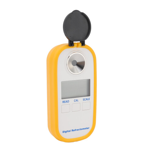 Refractometer Accuracy Enhanced Digital Brix Meter, Easy Calibration For Fruit Sugar Analysis, Heavy Duty Mounting Hardware For Stable Installation, 2