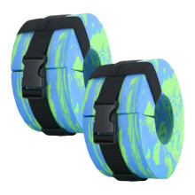 Water Aerobics Ankle Weights Adjustable Pool Weights For Athletes Green Swimming Float Ring Aquatic Cuffs