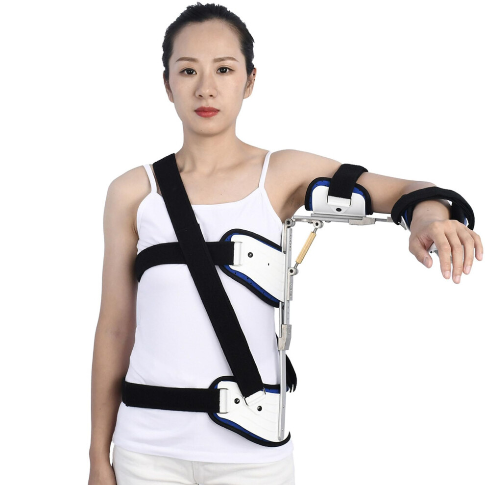 Shoulder Immobilizer with Abduction Pillow, Adjustable Breathable Support for Injury Recovery